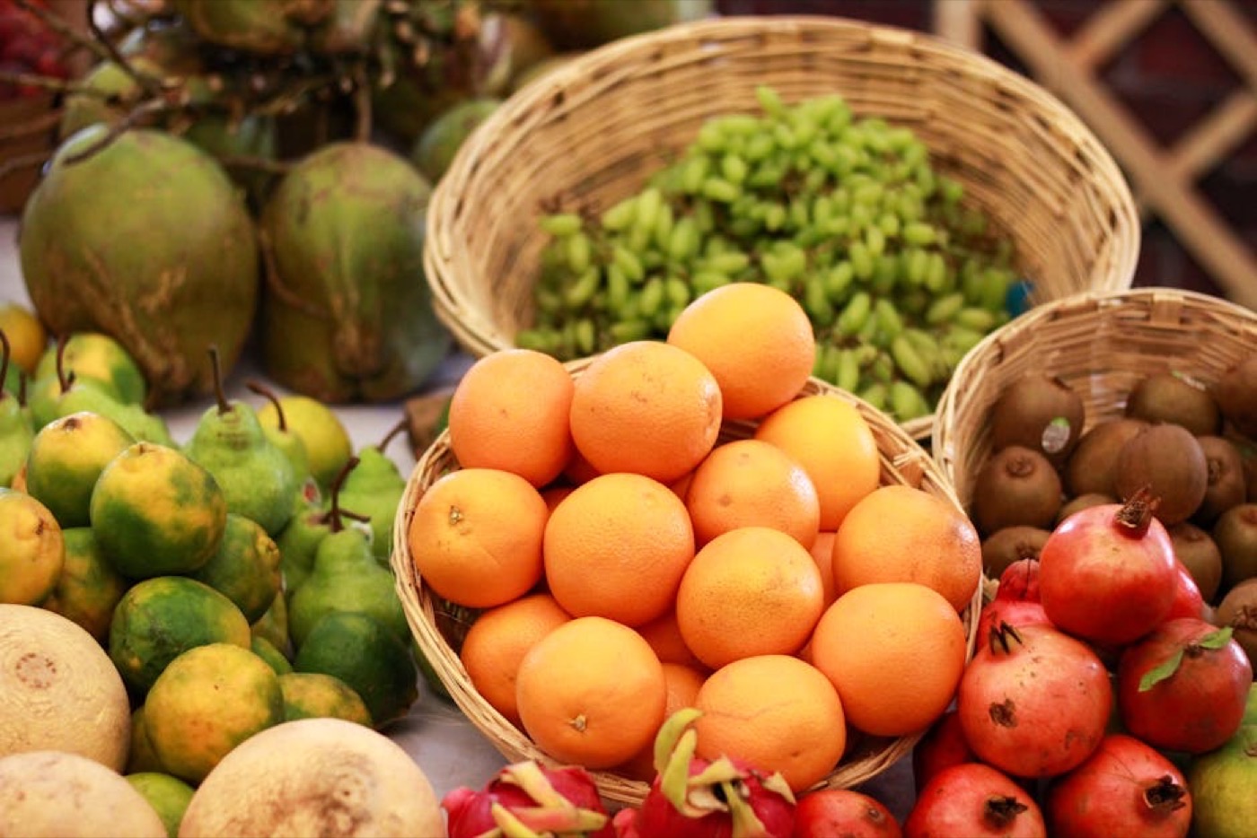 Fruits frais sur un marché